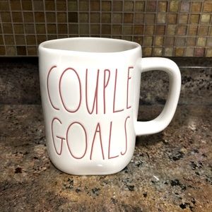 RAE DUNN “Couple Goals” White/Red Mug